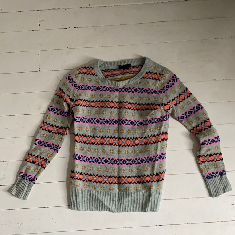 J. Crew Fair Isle Sweater